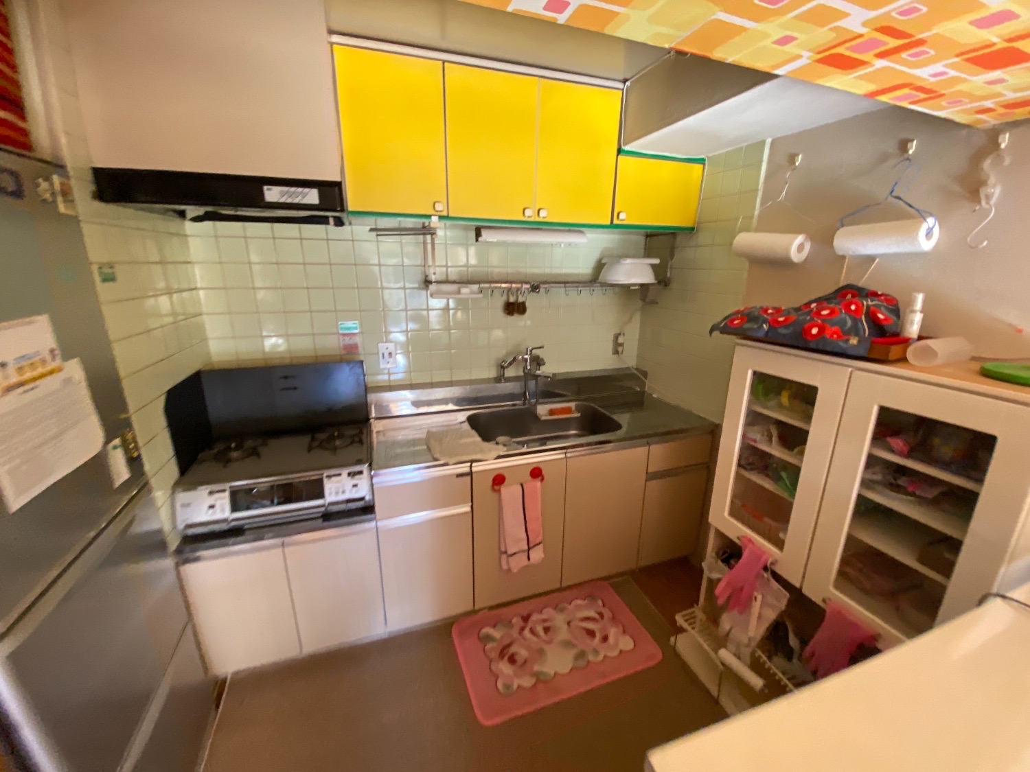 千葉県流山市前ヶ崎_残置物撤去_不動産売却_マンション_4LDK_キッチン_作業前