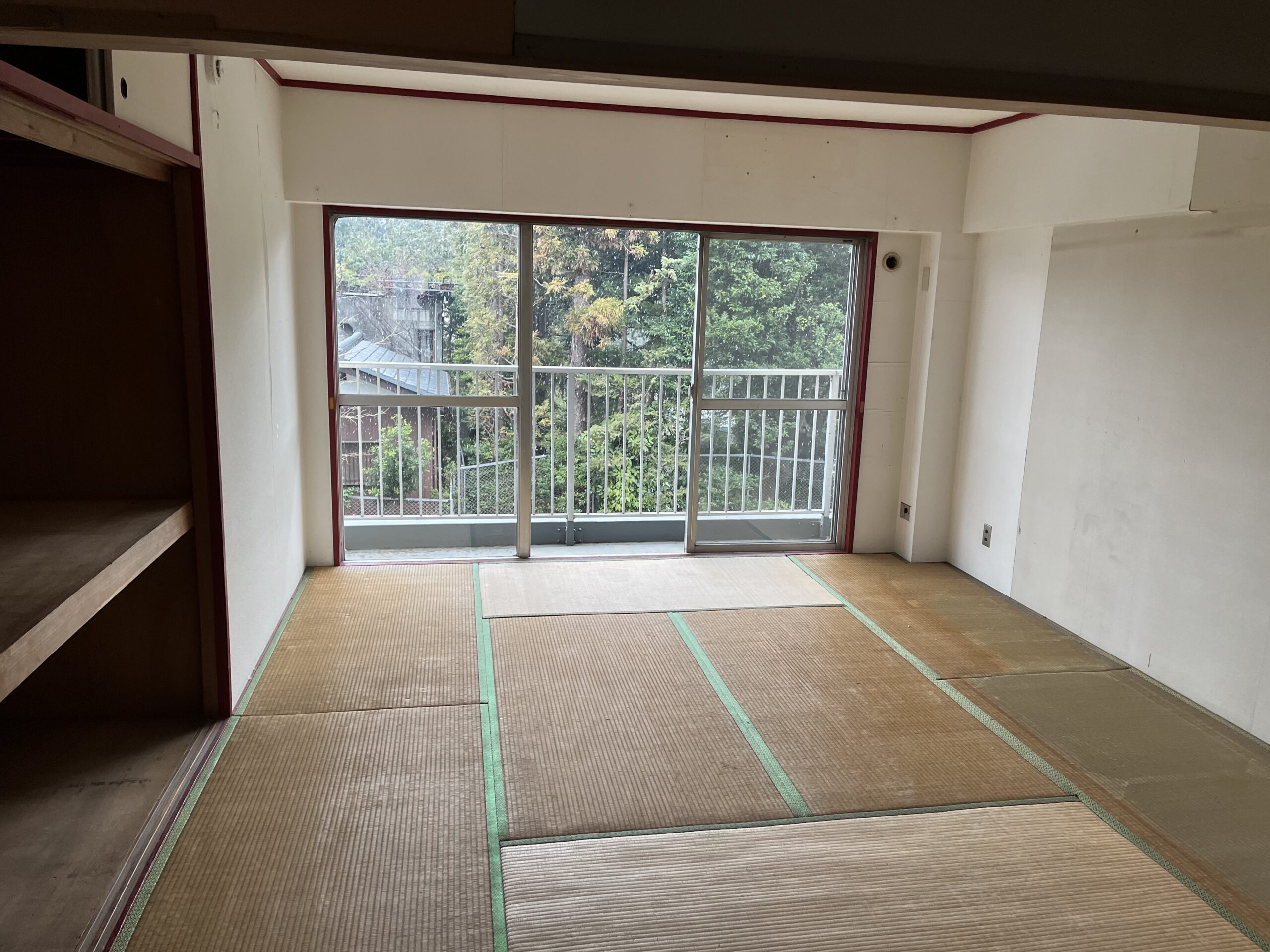 千葉県流山市前ヶ崎_残置物撤去_不動産売却_マンション_4LDK_和室1_作業後