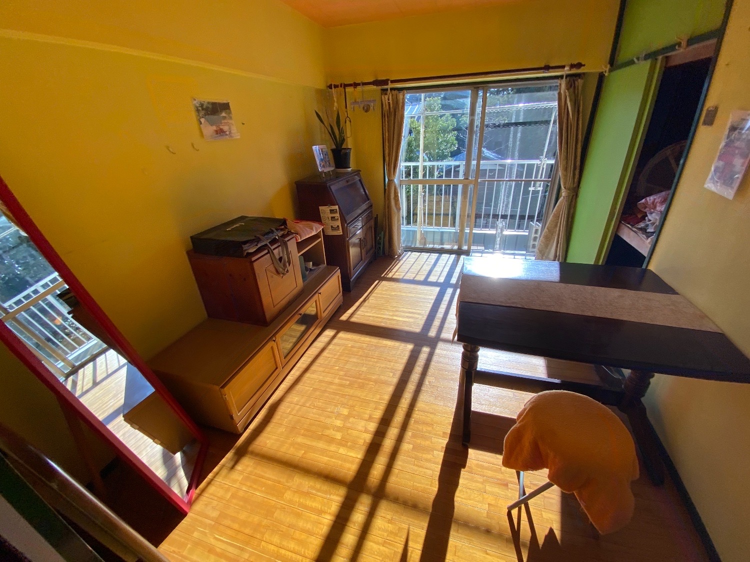 千葉県流山市前ヶ崎_残置物撤去_不動産売却_マンション_4LDK_和室2_作業前