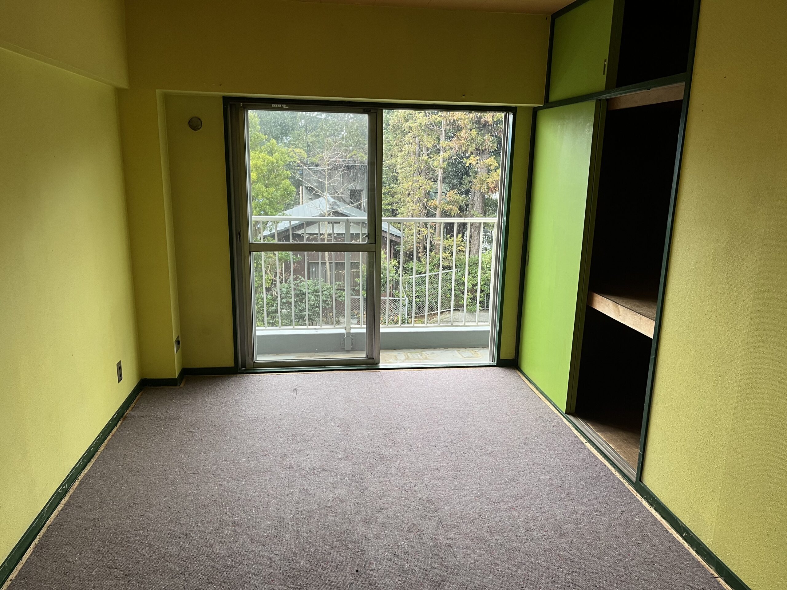 千葉県流山市前ヶ崎_残置物撤去_不動産売却_マンション_4LDK_和室2_作業後