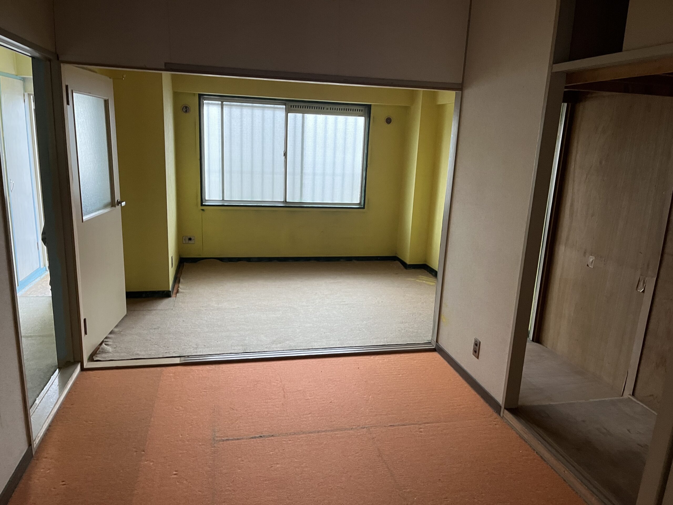 千葉県流山市前ヶ崎_残置物撤去_不動産売却_マンション_4LDK_和室3_作業後