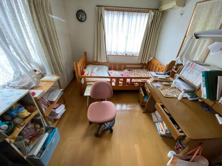 千葉県_柏市_西原_残置物撤去_一軒家_4LDK_子供部屋2_作業前_部屋１