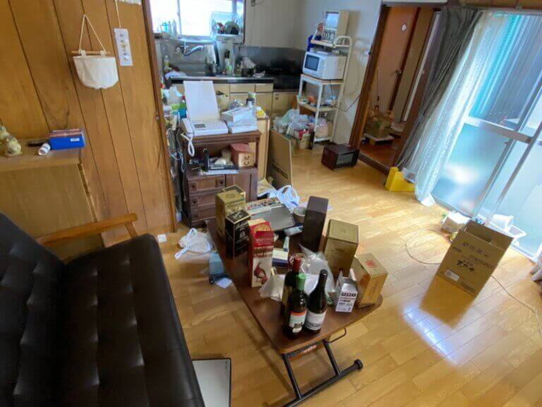 千葉県_流山市_一軒家_5LDK_残置物撤去_ ダイニング_作業前
