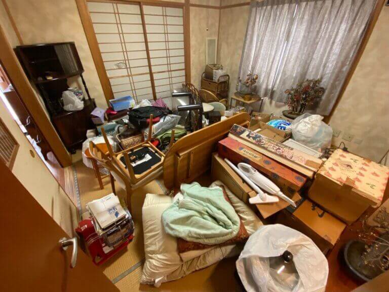 埼玉県_川口市_残置物撤去_一軒家_5LDK_和室2_作業前