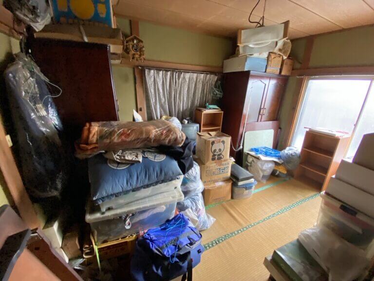 埼玉県_川口市_残置物撤去_遺品整理_一軒家_3DK_和室3_作業前
