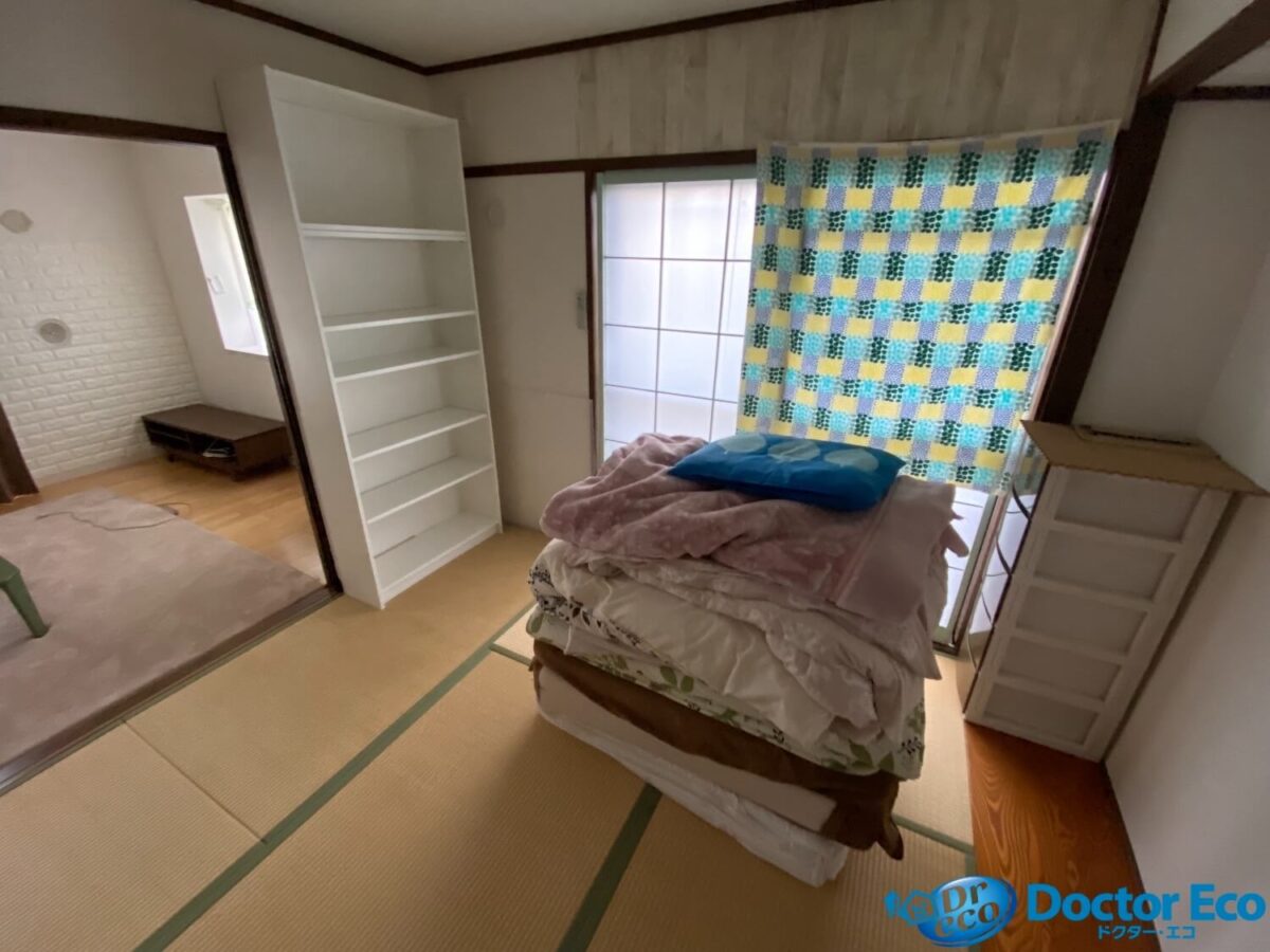 神奈川県_横浜市_緑区_霧ヶ丘_残置物撤去_引っ越し_退去時_不用品回収_団地_4LDK_和室_作業前