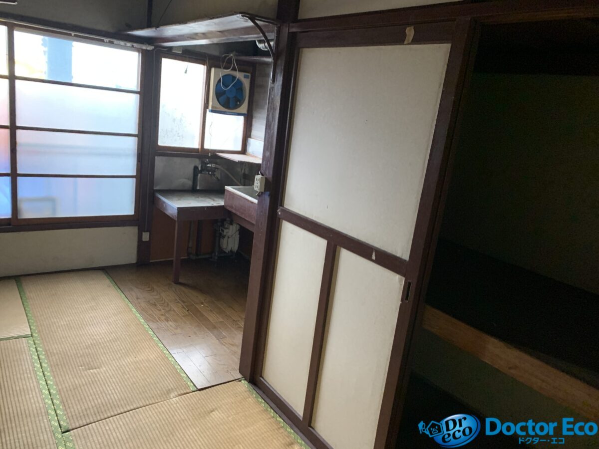 東京都_江東区_東陽_引っ越し_退去時_残置物撤去_ゴミ屋敷清掃_アパート_2K_キッチン_作業後
