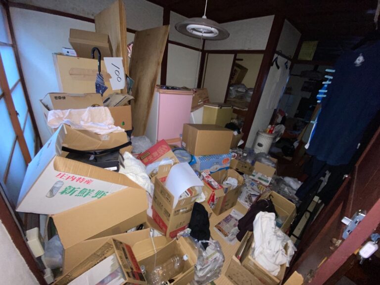 東京都_江東区_東陽_引っ越し_退去時_残置物撤去_ゴミ屋敷清掃_アパート_2K_和室_作業前