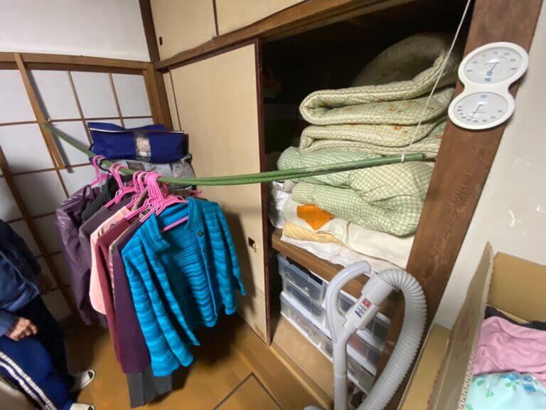 千葉県_柏市_東_残置物撤去_不動産売却_一軒家_4DK_押入れ_作業前