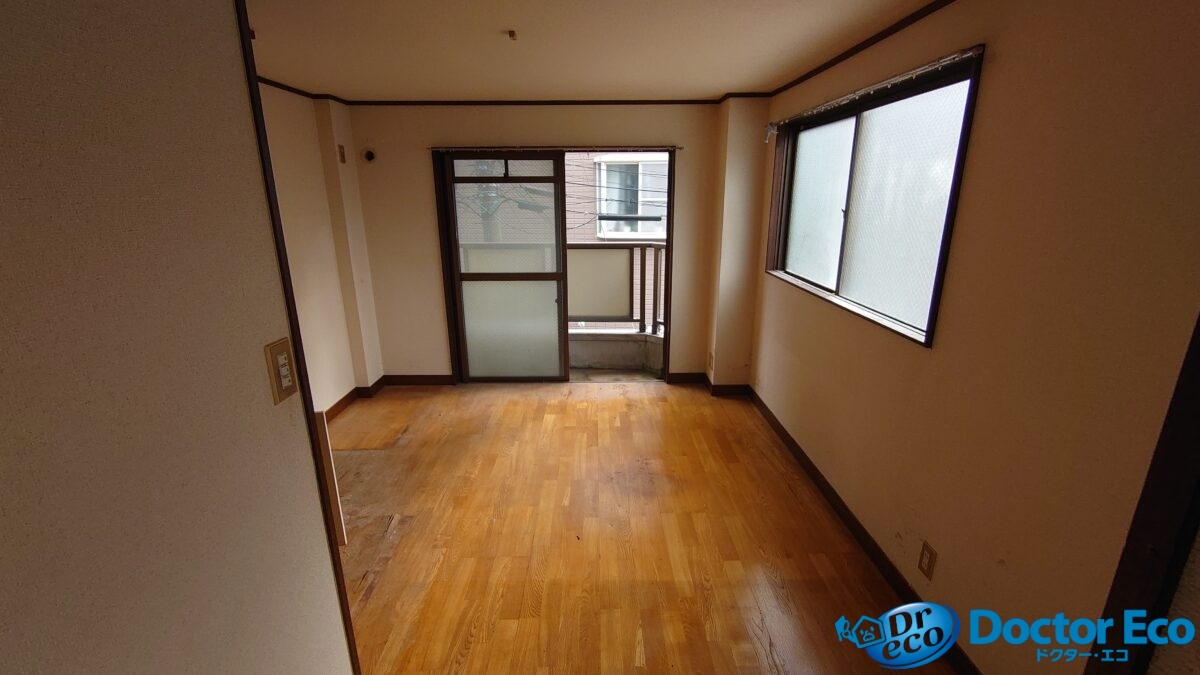 神奈川県_川崎市_幸区_北加瀬_ゴミ屋敷清掃_引っ越し_退去時_アパート_1R_リビング_作業後