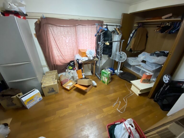 東京都_大田区_中馬込_残置物撤去_引っ越し_退去時_マンション_2DK_洋室1_作業前
