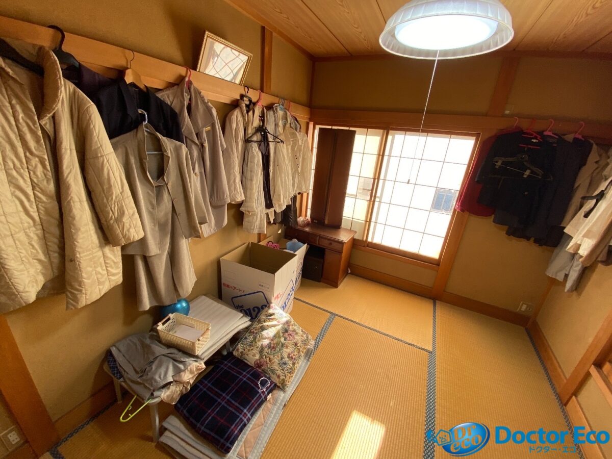 千葉県松戸市西馬橋_残置物撤去_不動産売却_一軒家_3LDK_和室_作業前