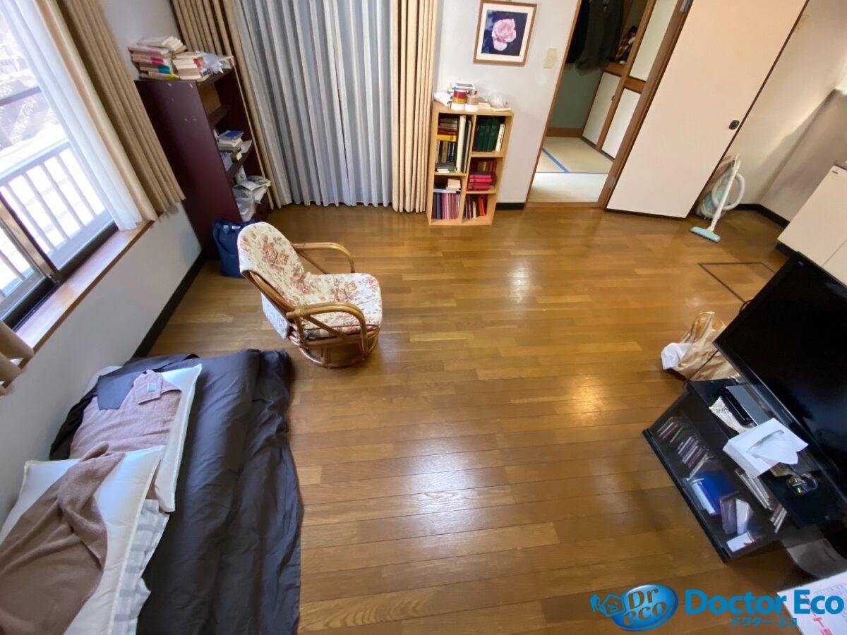 千葉県松戸市西馬橋_残置物撤去_不動産売却_一軒家_3LDK_洋室1_作業前