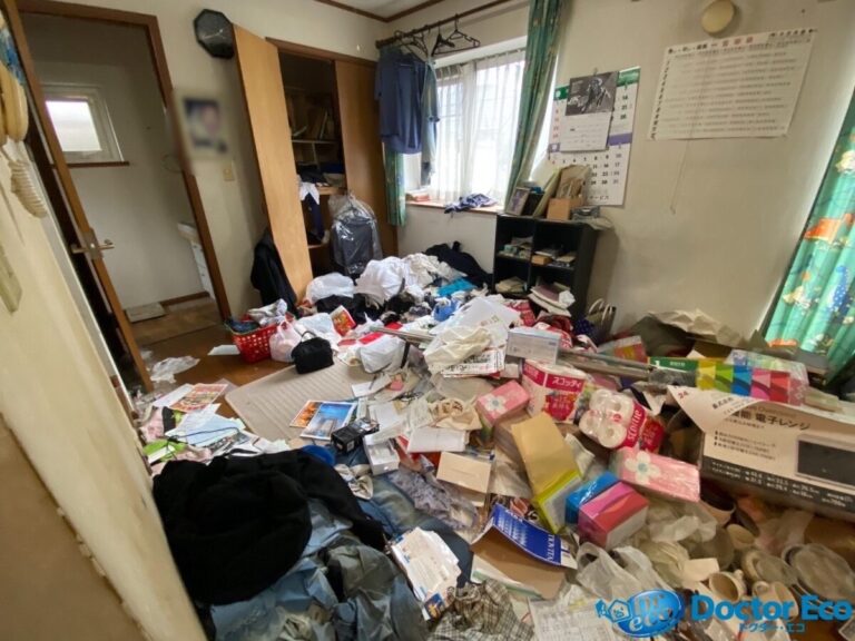 埼玉県_さいたま市_浦和区_不動産売却_残置物撤去_ゴミ屋敷清掃_一軒家_3LDK_洋室_作業前