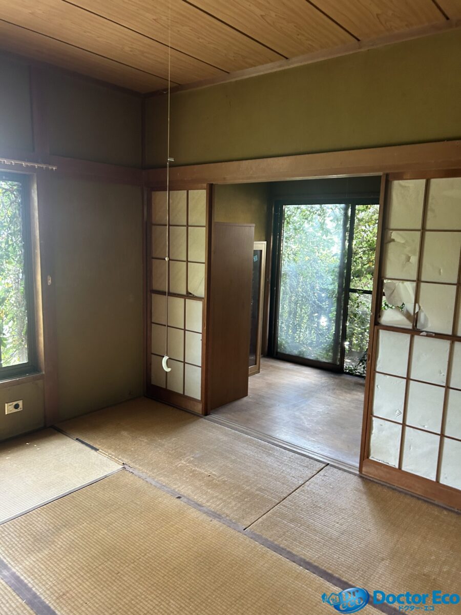 東京都杉並区高井戸西_物屋敷片付け_残置物撤去_解体_一軒家_4LDK_和室1_作業後