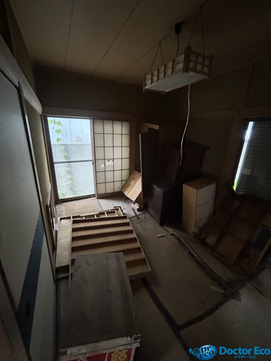 東京都杉並区高井戸西_物屋敷片付け_残置物撤去_解体_一軒家_4LDK_和室2_作業後