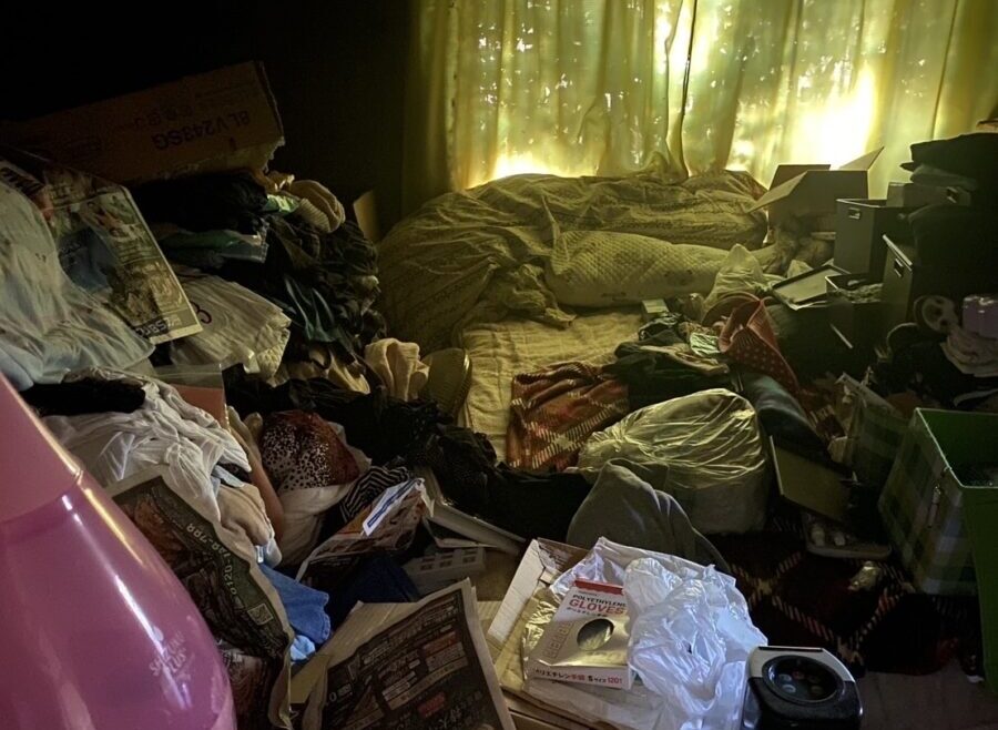 東京都杉並区高井戸西_物屋敷片付け_残置物撤去_解体_一軒家_4LDK_和室3_作業前