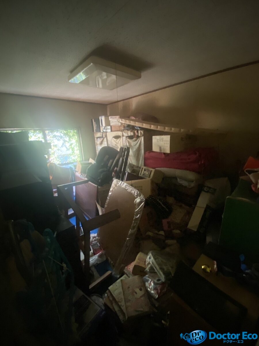 東京都杉並区高井戸西_物屋敷片付け_残置物撤去_解体_一軒家_4LDK_洋室5_作業前