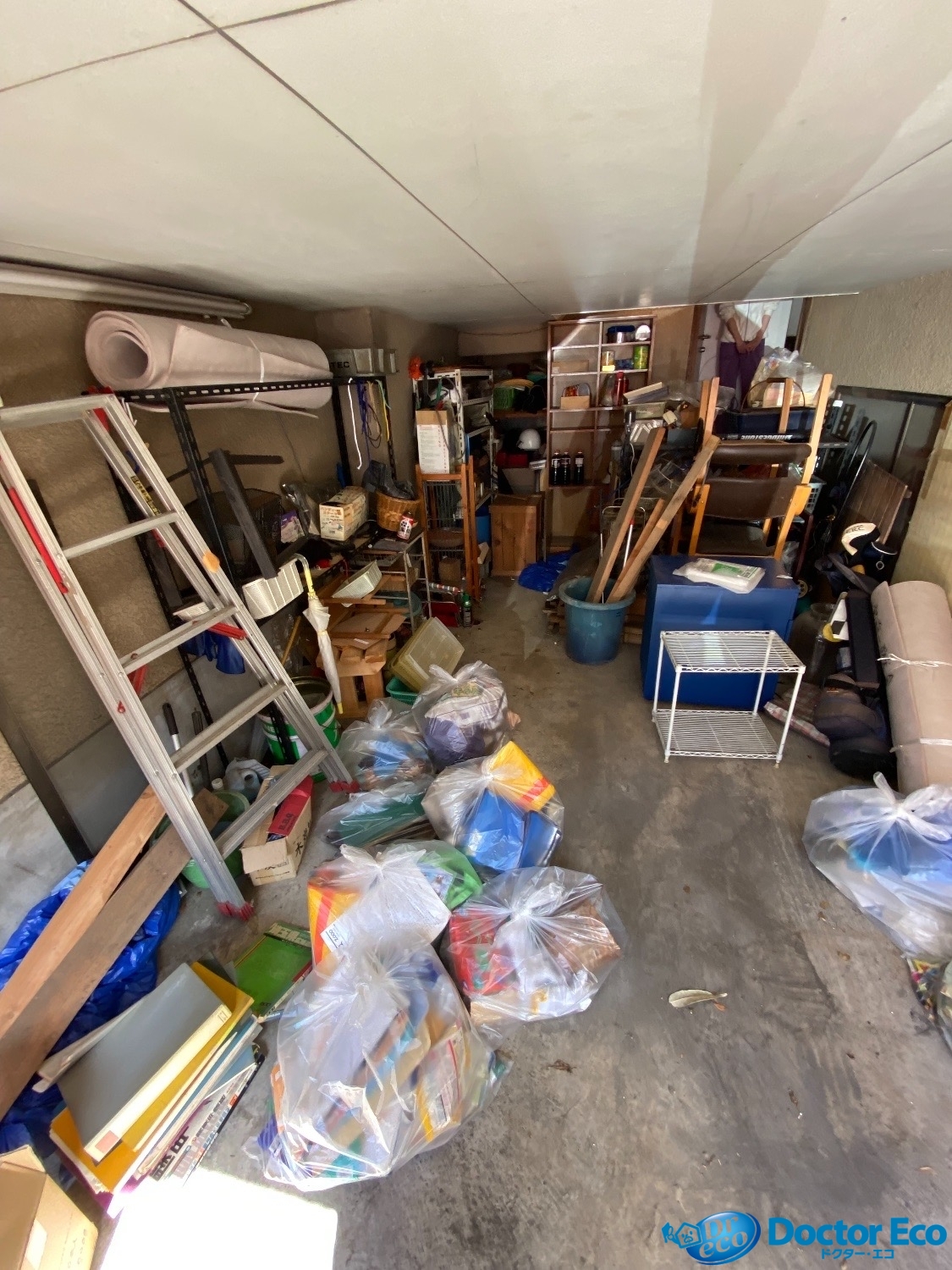 東京都杉並区宮前_残置物撤去_ハウスクリーニング_樹木_草木_伐採_不動産売却_一軒家_5LDK_ガレージ_作業前