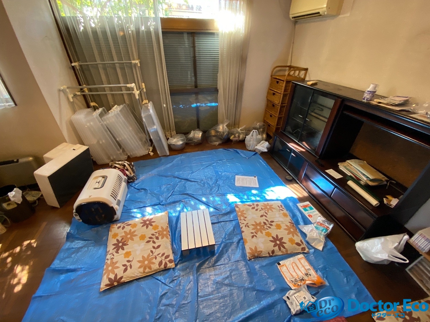 東京都杉並区宮前_残置物撤去_ハウスクリーニング_樹木_草木_伐採_不動産売却_一軒家_5LDK_洋室3_作業前