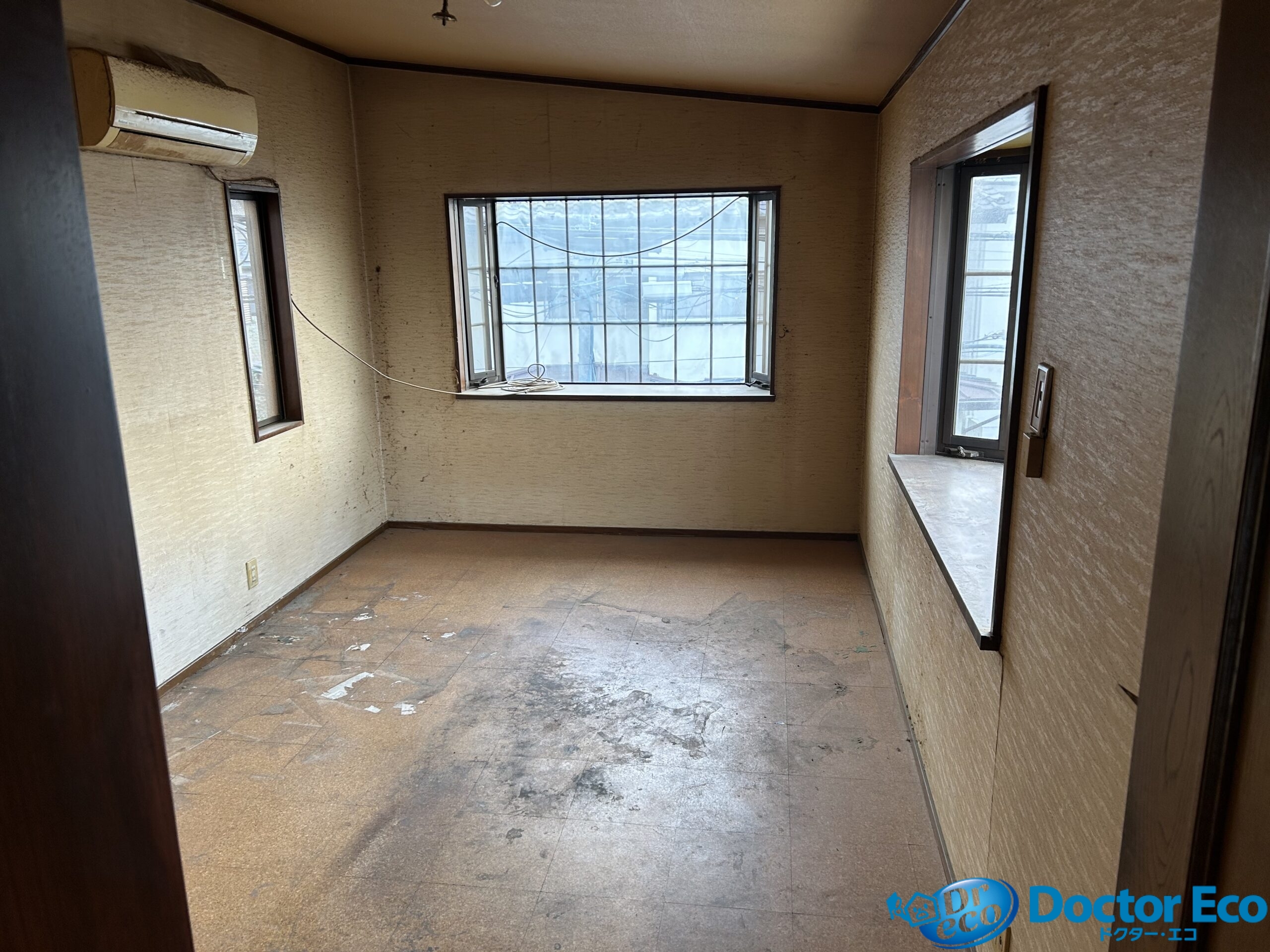 東京都杉並区宮前_残置物撤去_ハウスクリーニング_樹木_草木_伐採_不動産売却_一軒家_5LDK_洋室4_作業後