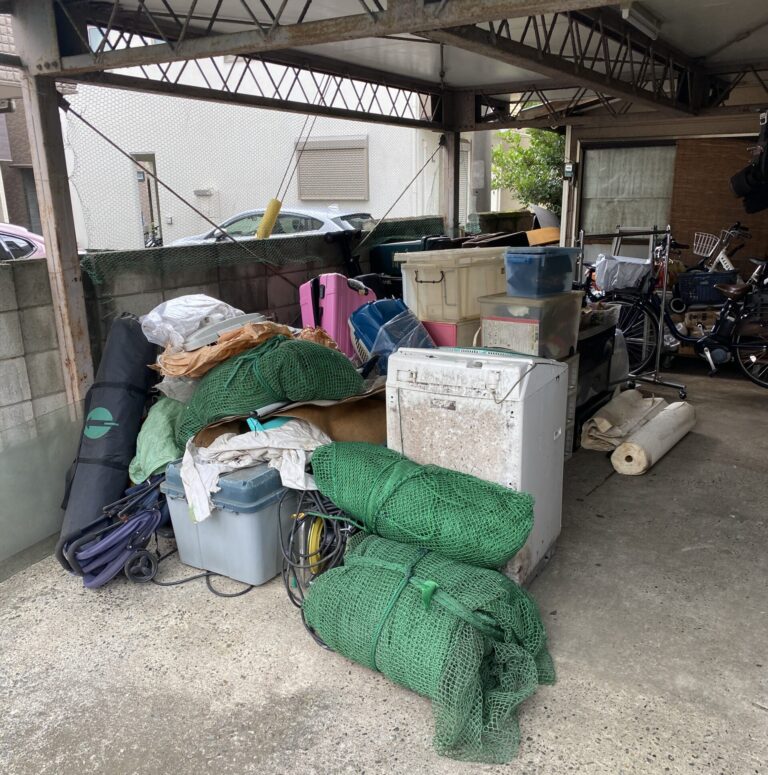 東京都大田区北馬込_不用品回収_不動産売却_一軒家_不用品_作業前