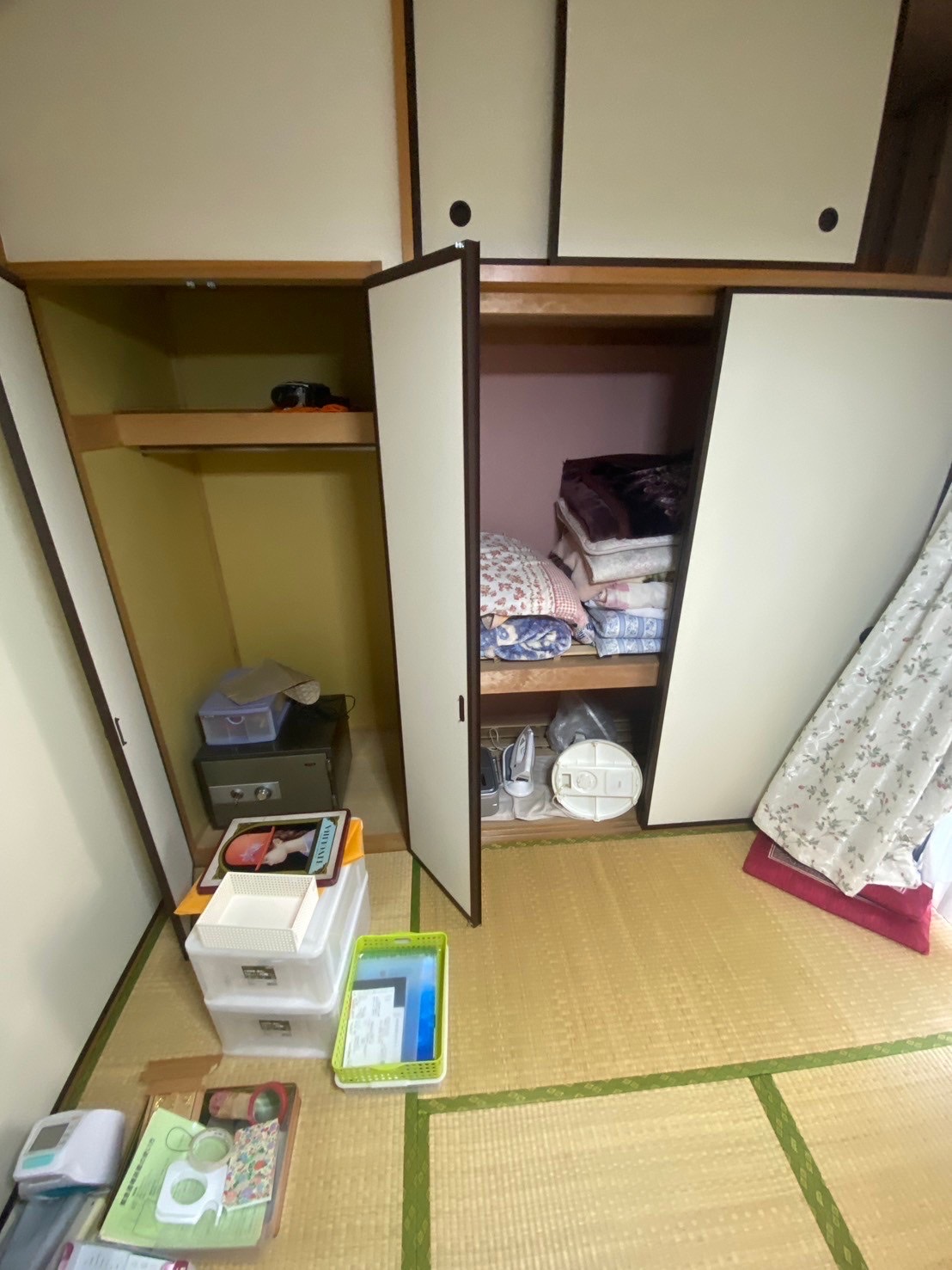 東京都板橋区 残置物撤去 遺品整理 エアコン撤去 引っ越し 退去 団地 都営住宅 2DK 収納1 作業前