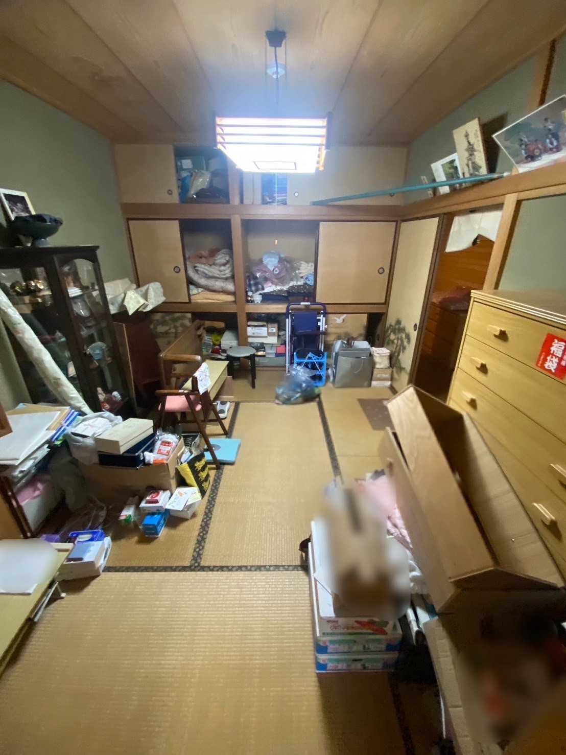 東京都江戸川区_残置物撤去_リフォーム_マンション_4LDK_和室1_作業前