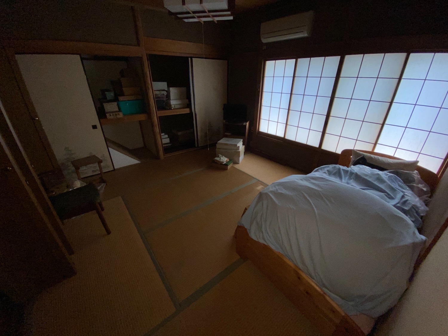 千葉県柏市_残置物撤去_解体時_店舗_住居_5LDK_和室3_作業前