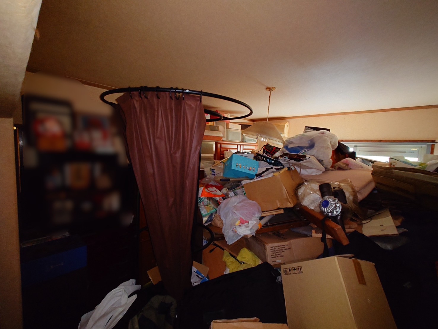 千葉県船橋市_ゴミ屋敷清掃_草刈り_引っ越し_退去時_マンション_4DK_トランクルーム_庭周り_和室5_作業前