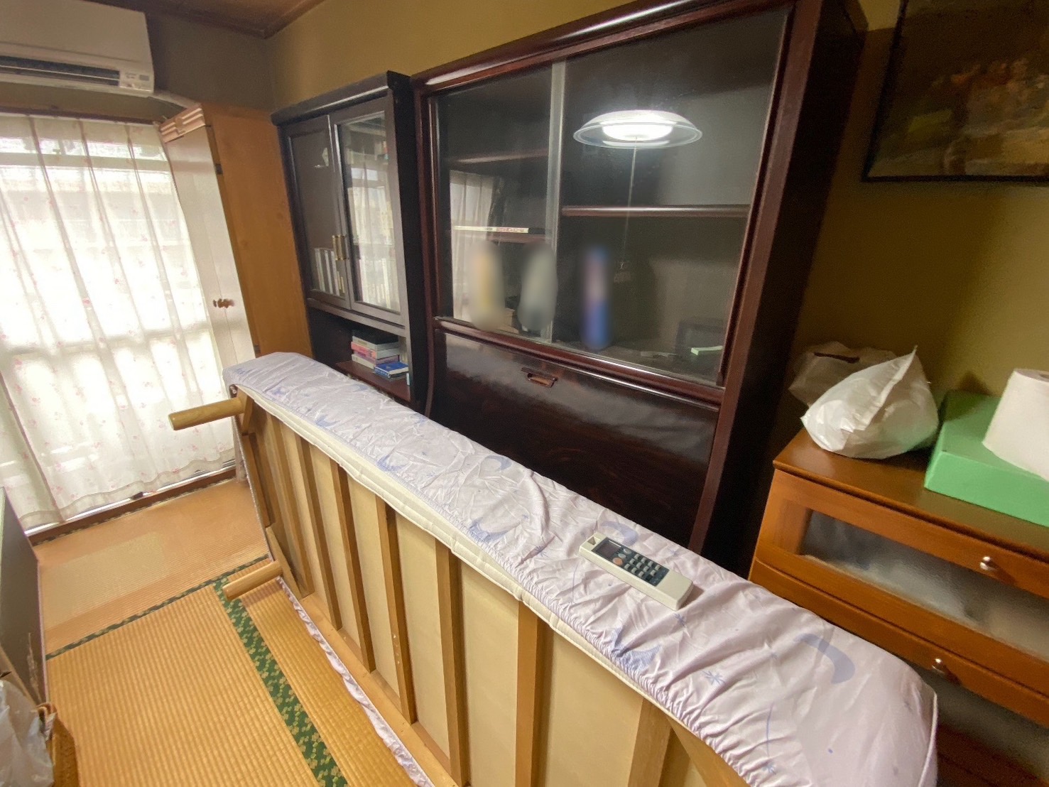 埼玉県桶川市_物屋敷_片付け_不用品回収_仕分け_分別_階段作業_マンション_3LDK_和室2_作業前
