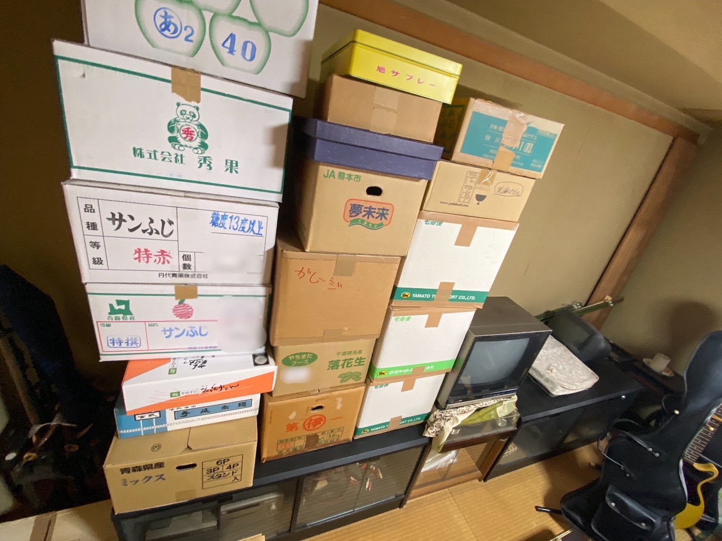 埼玉県桶川市_物屋敷_片付け_不用品回収_仕分け_分別_階段作業_マンション_3LDK_和室3_作業前