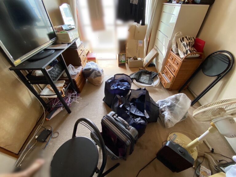 東京都大田区多摩川_不用品回収_キッチン_2部屋_ベランダ_マンション_4LDK_和室_作業前