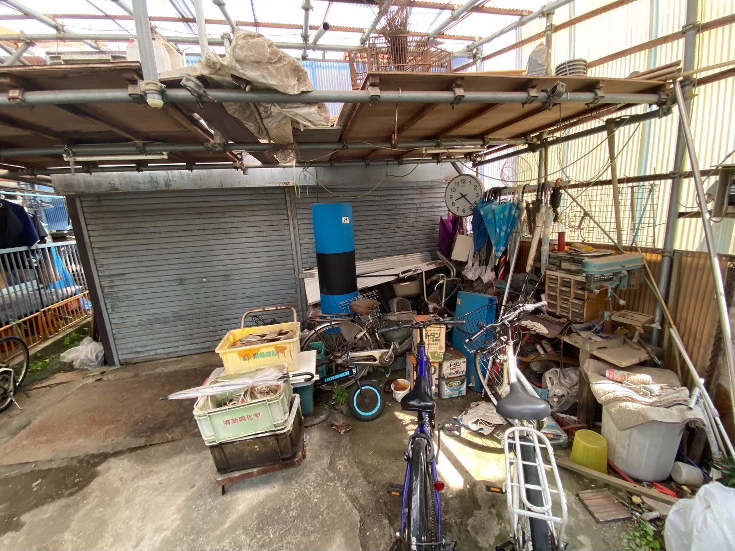 神奈川県川崎市中原区_解体工事_残置物撤去_建て替え_リフォーム_不動産所得_アパート_一棟_ガレージ_解体前
