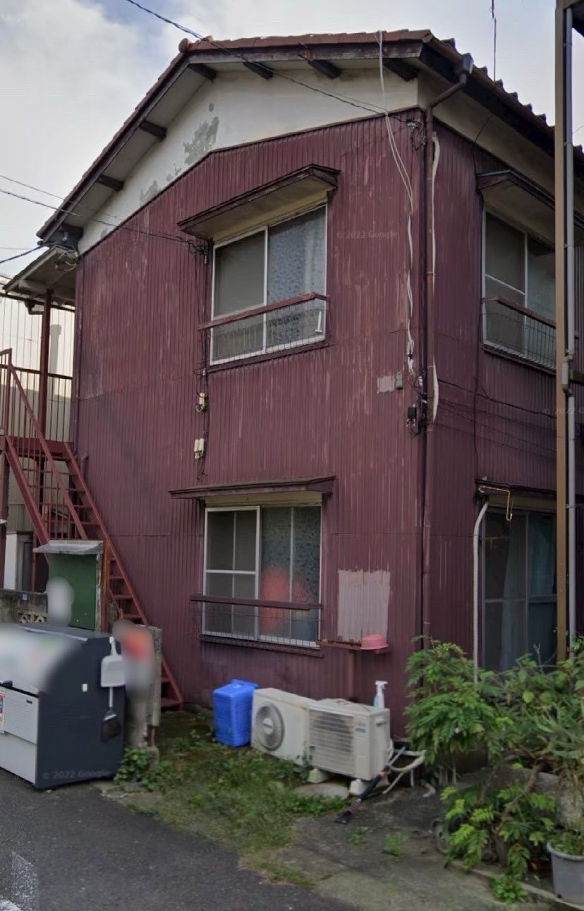 神奈川県川崎市中原区_解体工事_残置物撤去_建て替え_リフォーム_不動産所得_アパート_一棟_外観_解体前