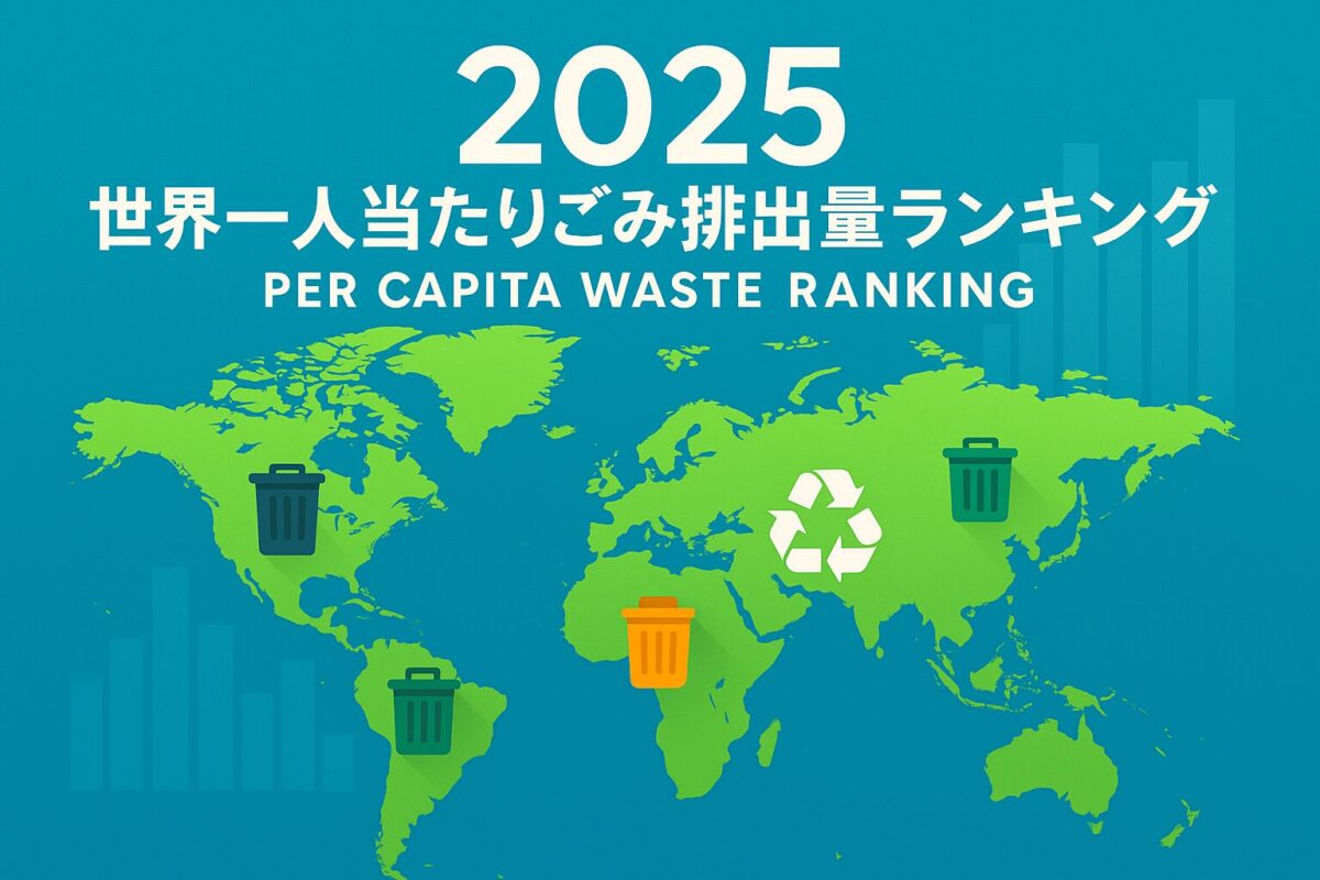 2025年】日本はゴミ排出量を更に減少！世界で一番ゴミを出している（一人あたり）国はどこ？ワースト10 | ドクターエコ