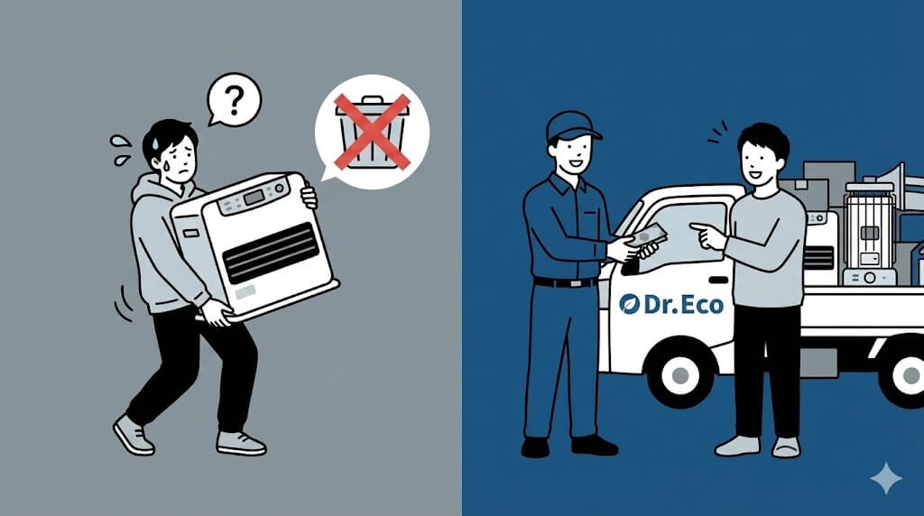 オイルヒーター_ 捨てる方法_処分方法