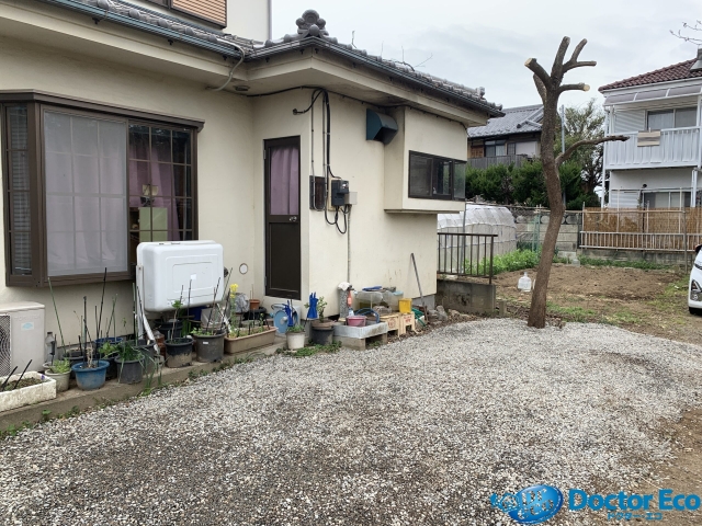 埼玉県越谷市舟渡_樹木伐採_不用品回収_駐車スペース_一軒家_庭_庭5_作業後