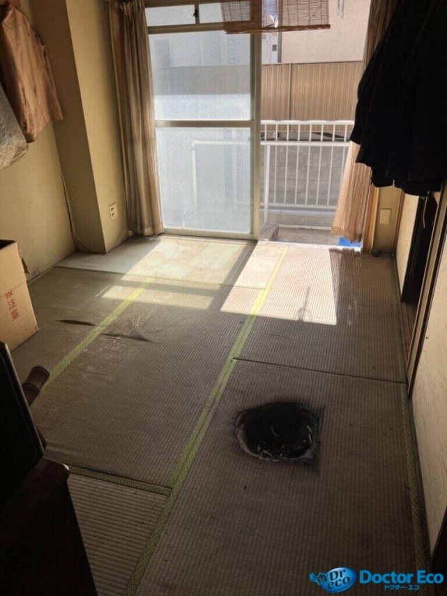 東京都_杉並区_ゴミ屋敷清掃_アパート_2DK_和室_作業後